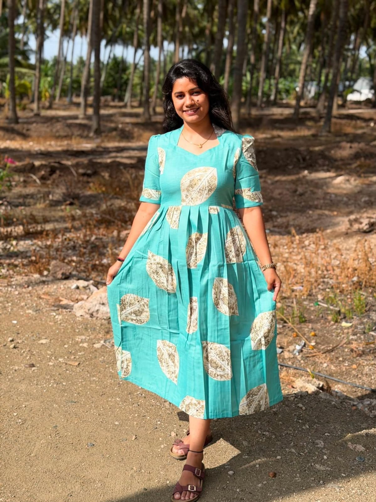 Cotton Floral Maxi CFF163