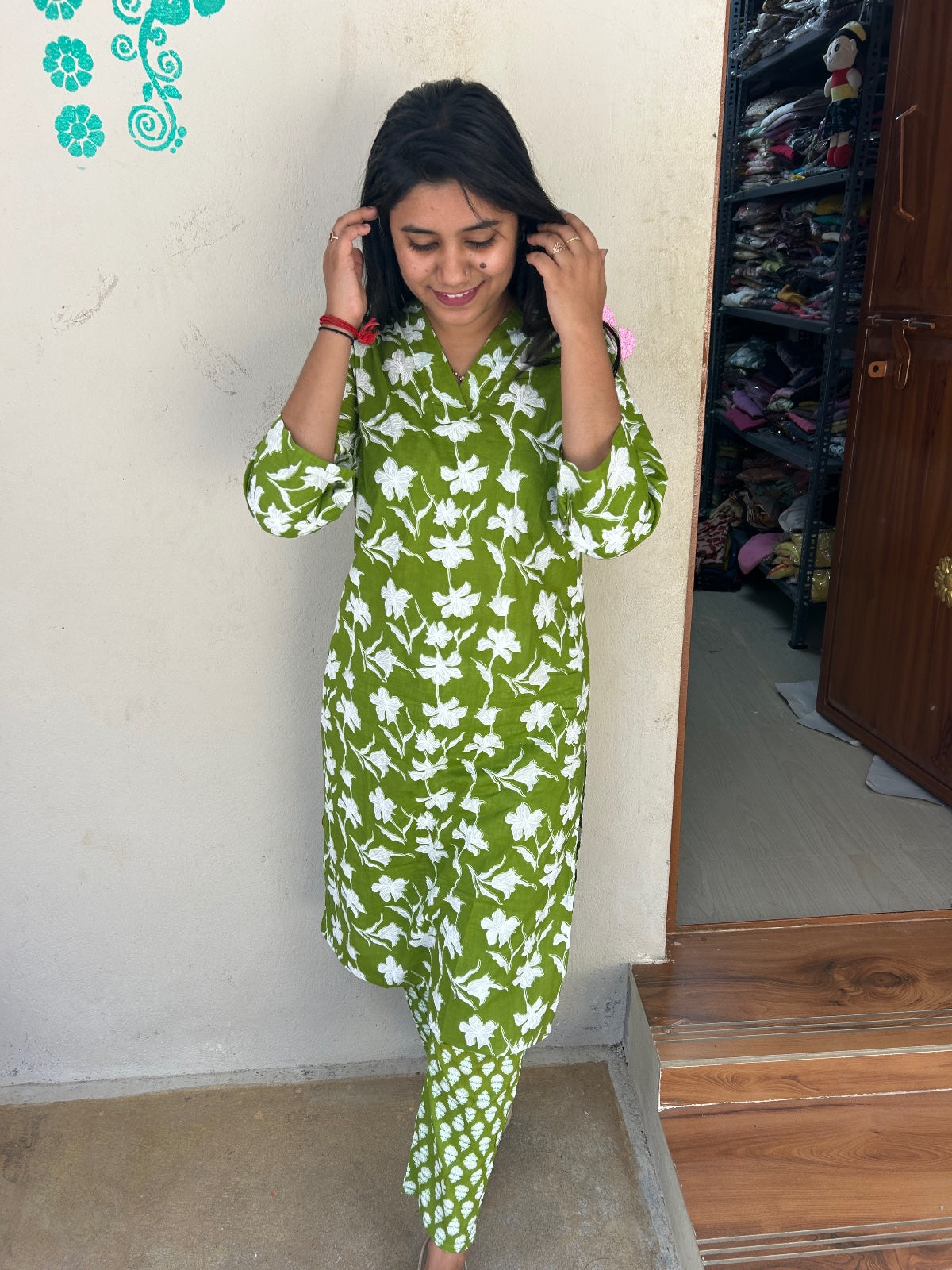 Jaipur Cotton Kurti with Pant