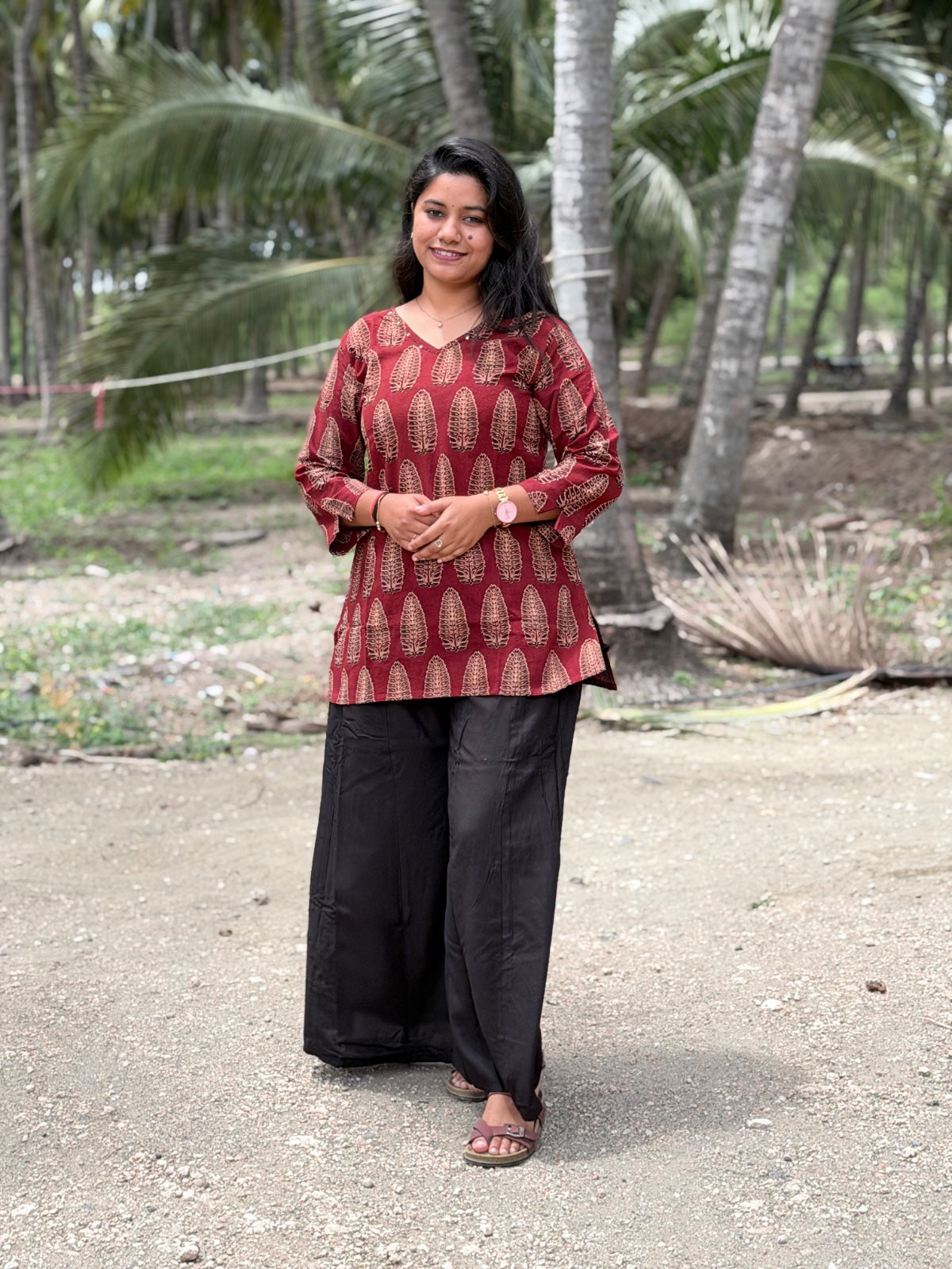 Short Kurthi With Palazzo