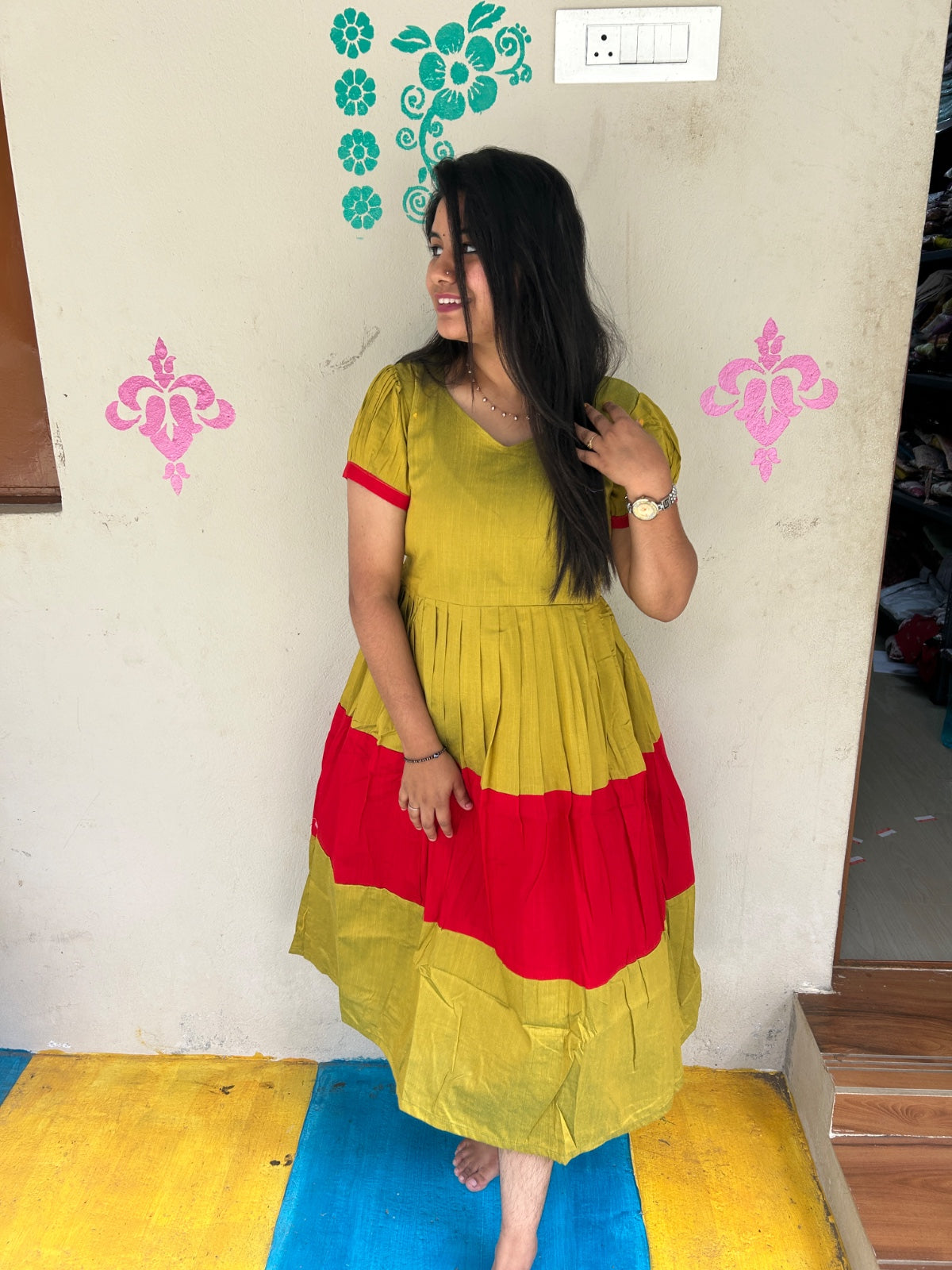 Raw Silk Frock