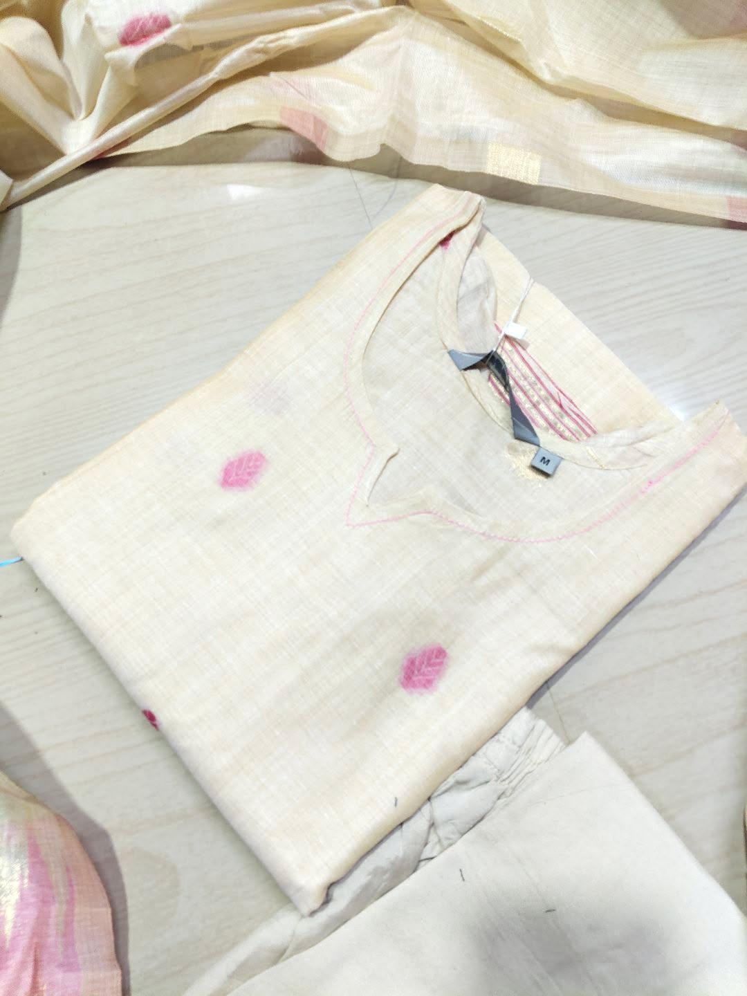Premium Jamdani Kurti  Set EW84