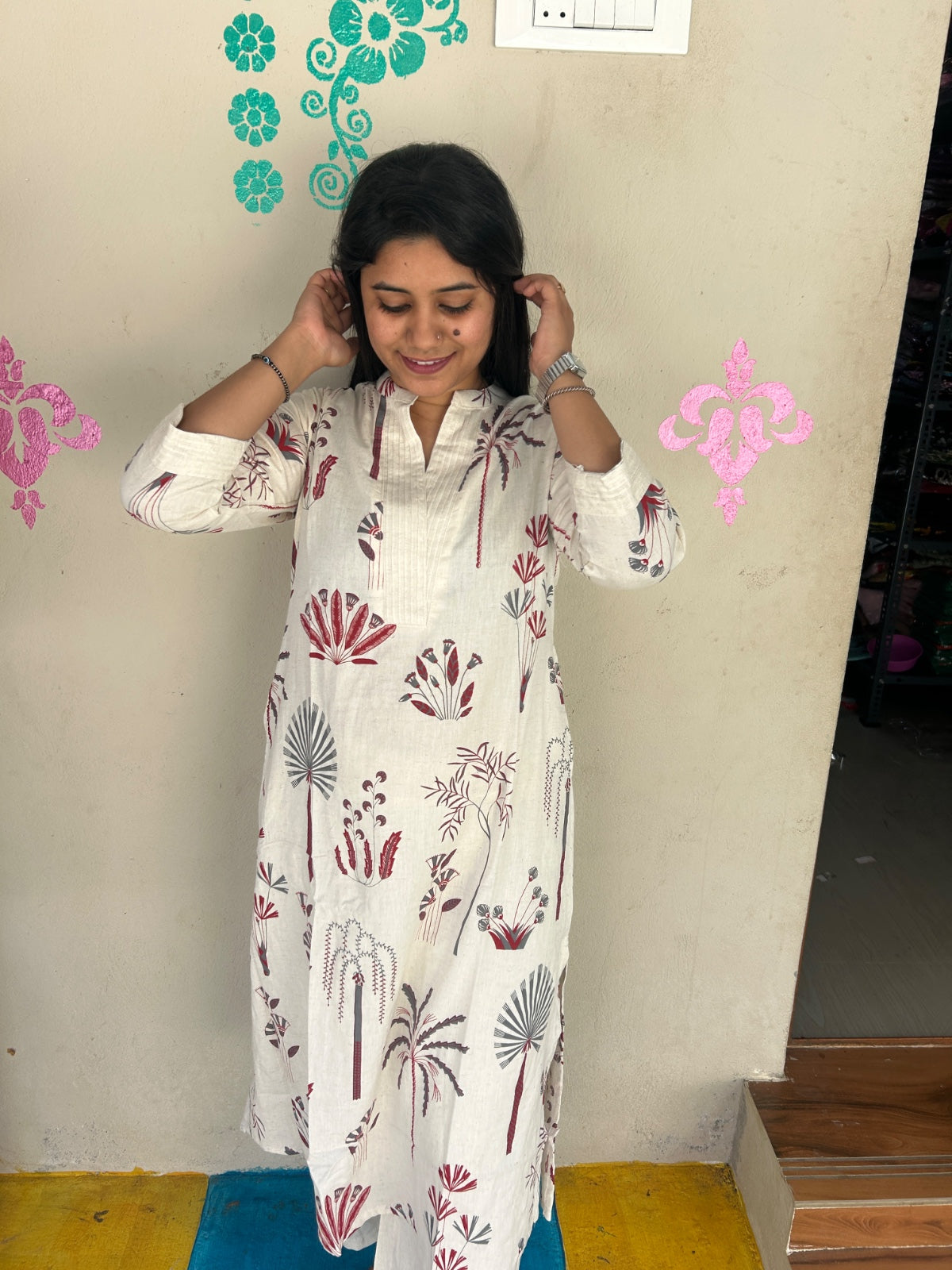 A-Line Cotton Kurti  AL333