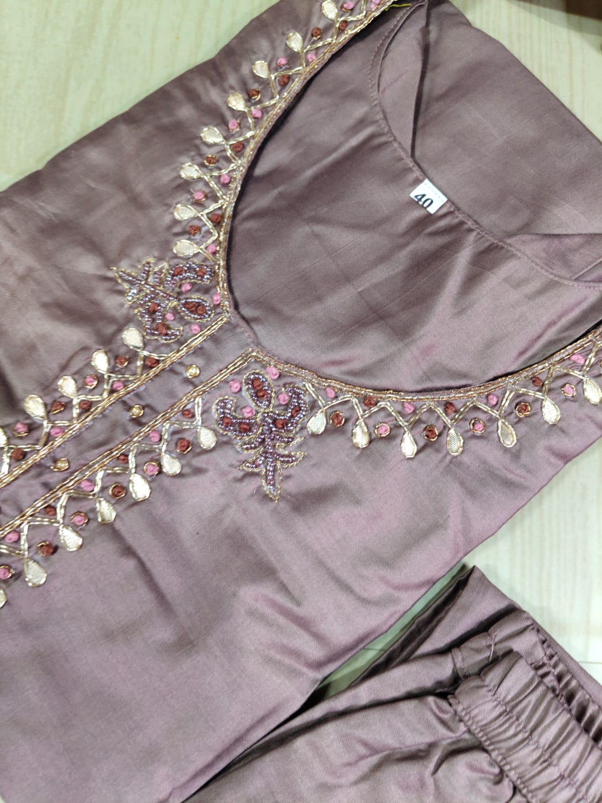 Premium Modal Chanderi Silk Kurti - CSK53