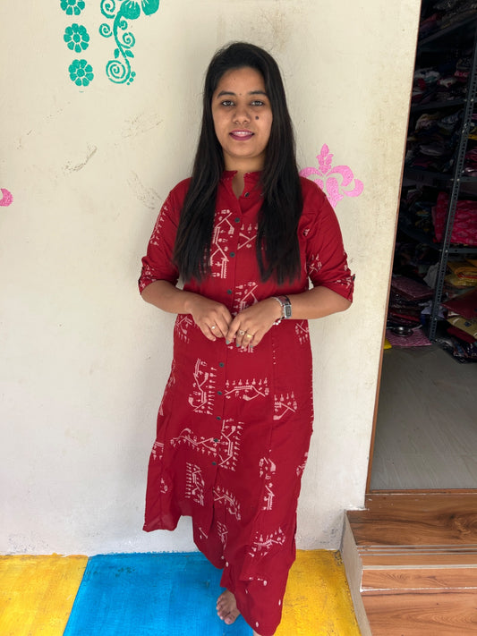 A-Line Cotton Kurti  AL268