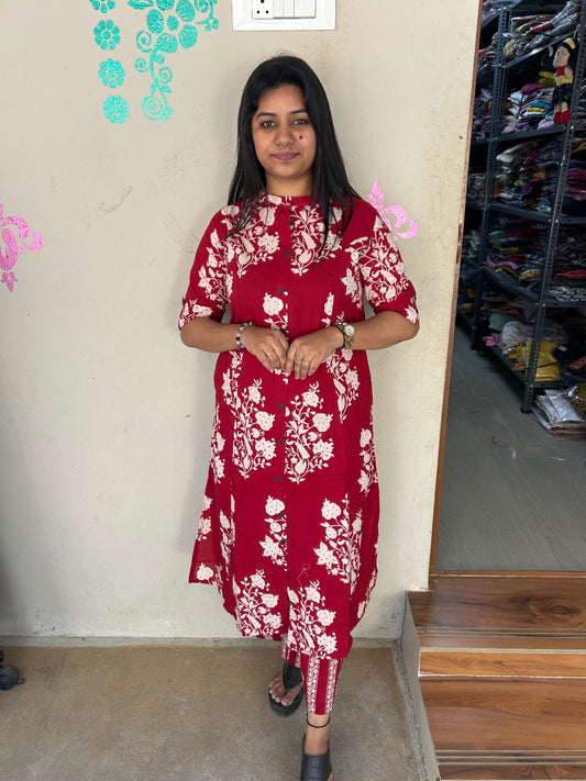 A-Line Cotton Kurti  AL157