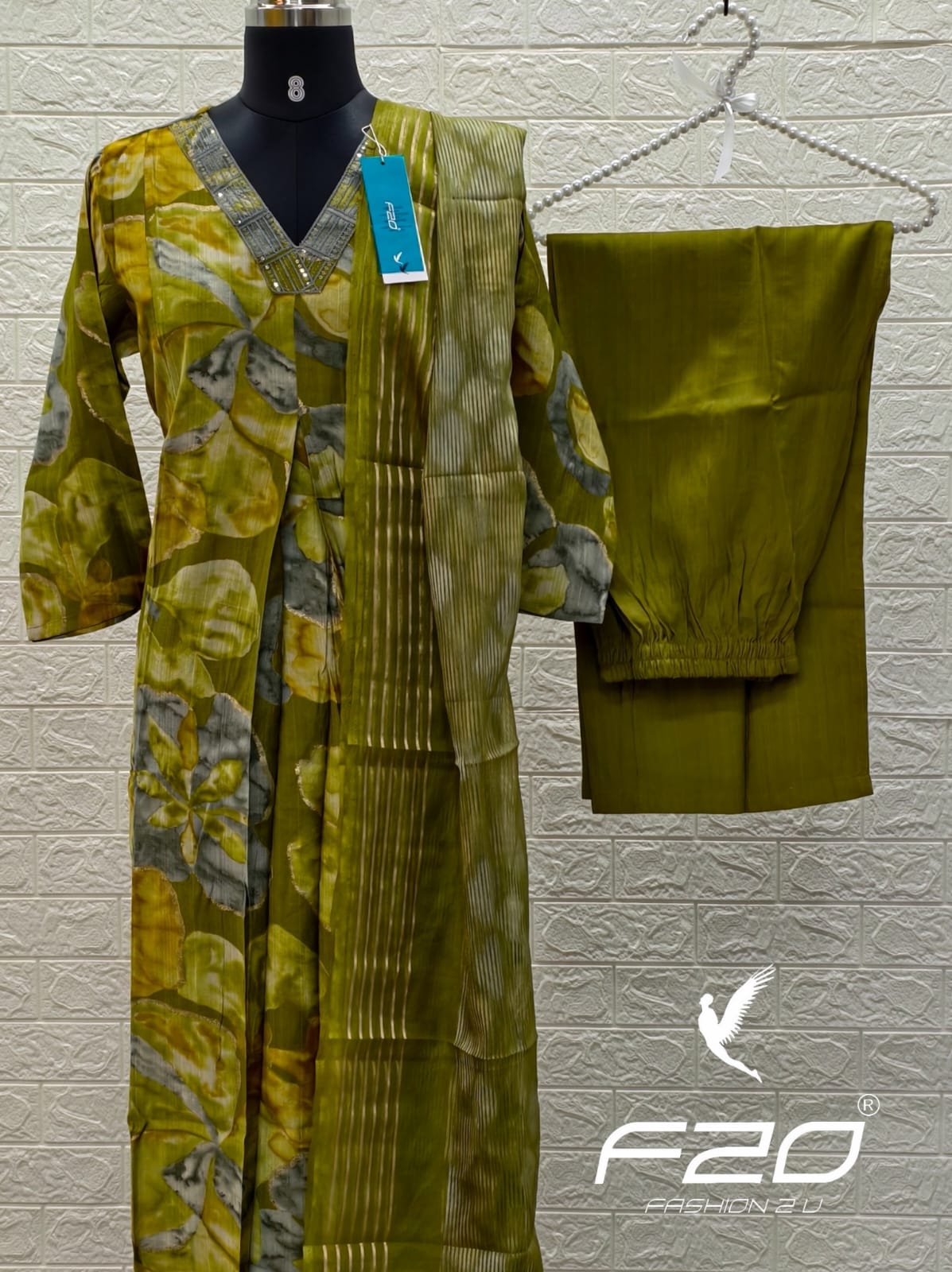 Perimum Vetican A LIne Anarkali Silk Kurti - VSK58