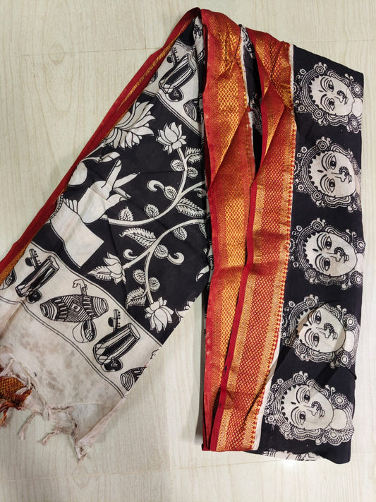 Kalamkari Pure Cotton Duppatas KCD24