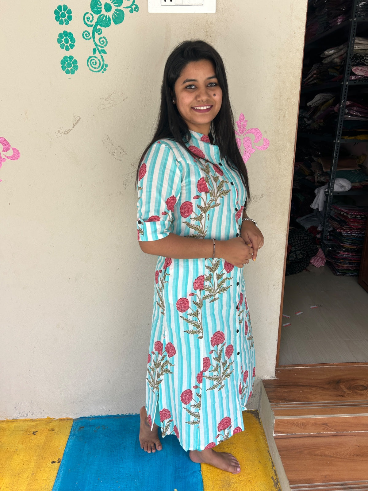 A-Line Cotton Kurti  AL243