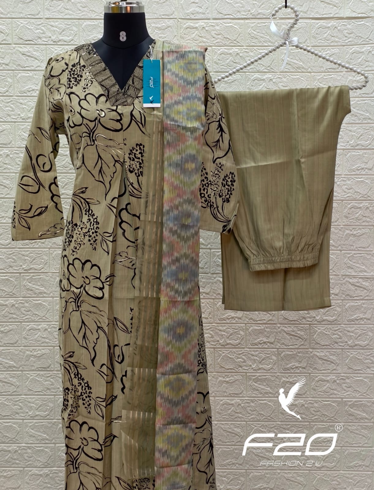 Perimum Vetican A LIne Anarkali Silk Kurti - VSK60