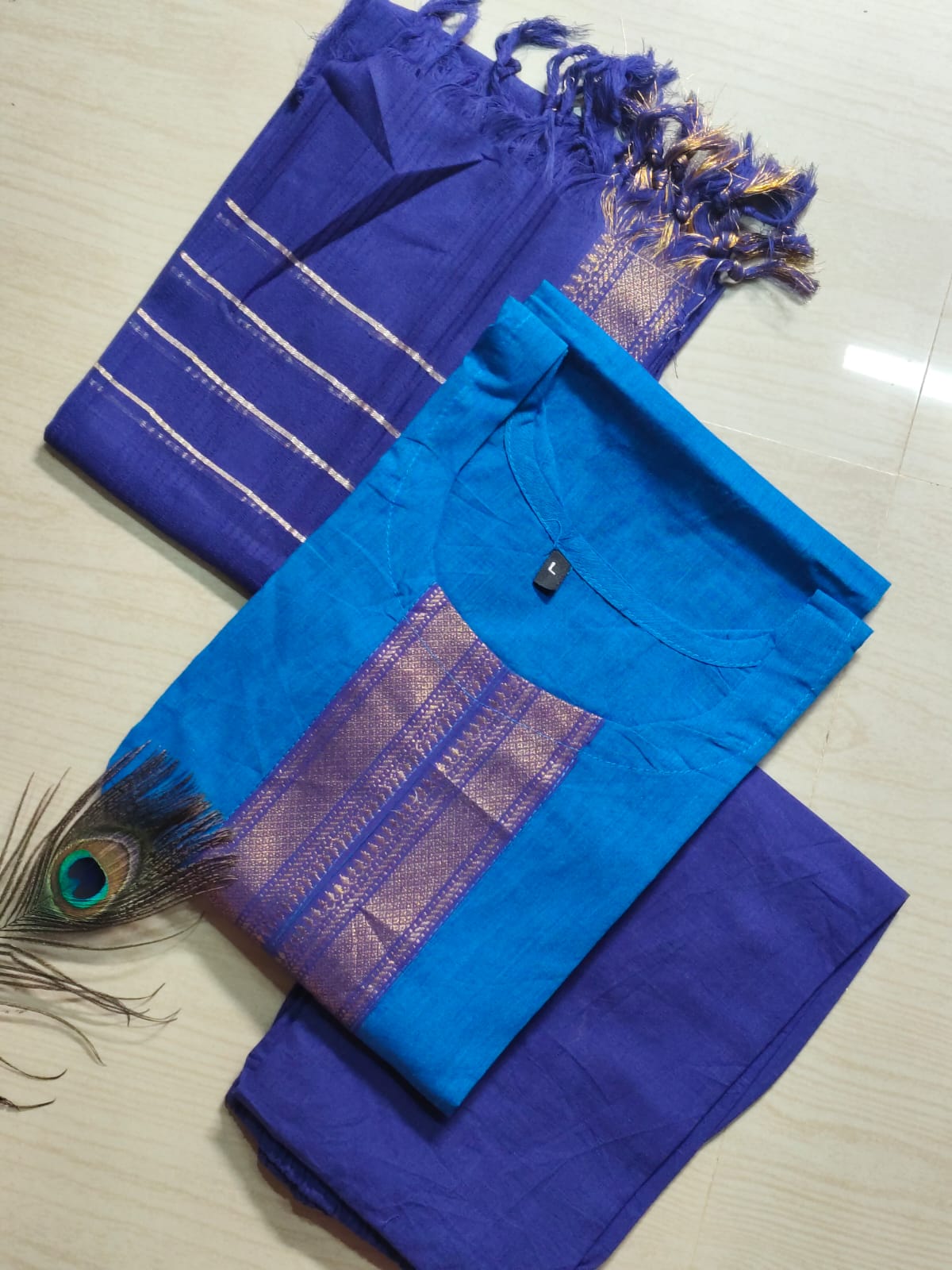 Petals Dupatta Sets  FDS174