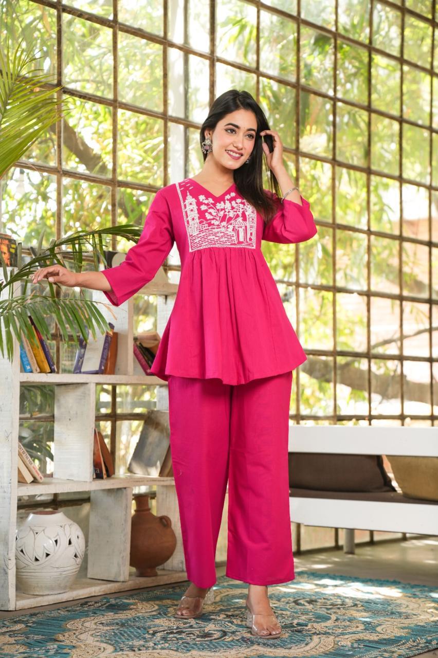 Cotton Co-ord Sets ( night suits )  NSC83