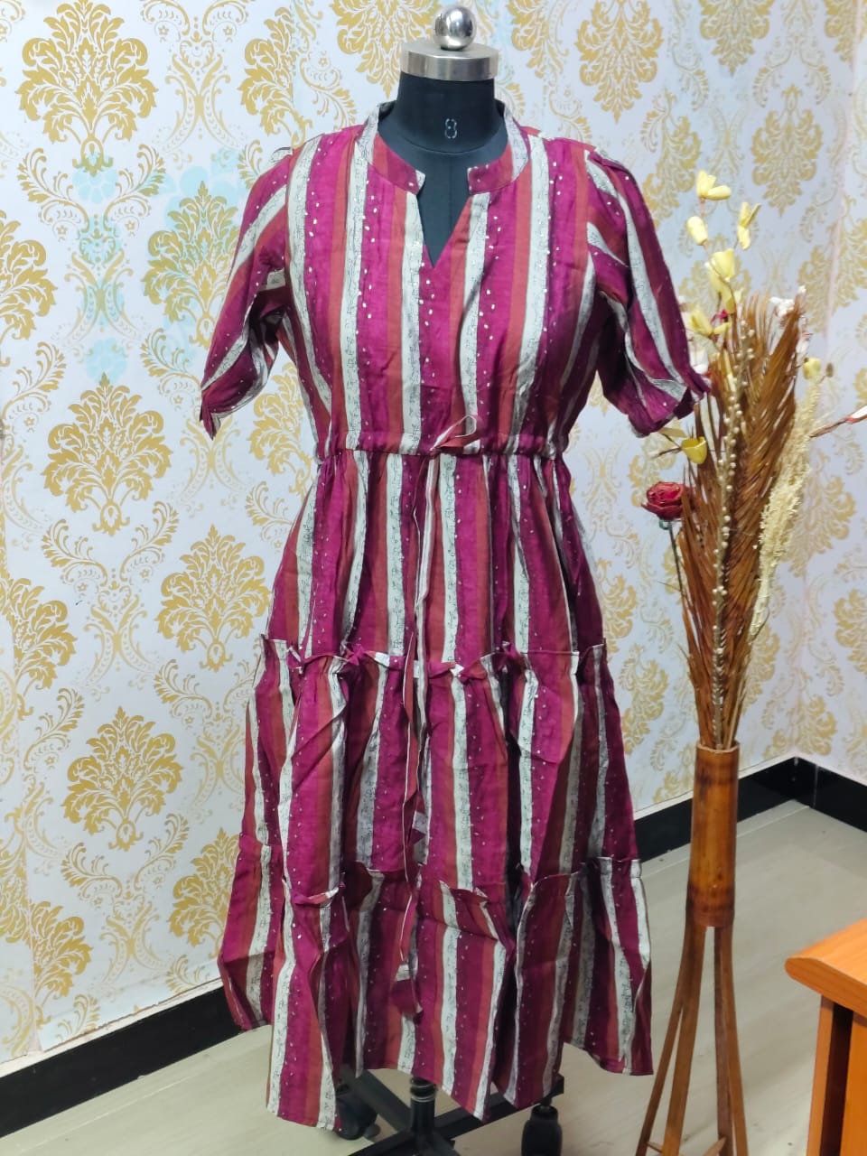 Premium Muslin Frock  CFF134