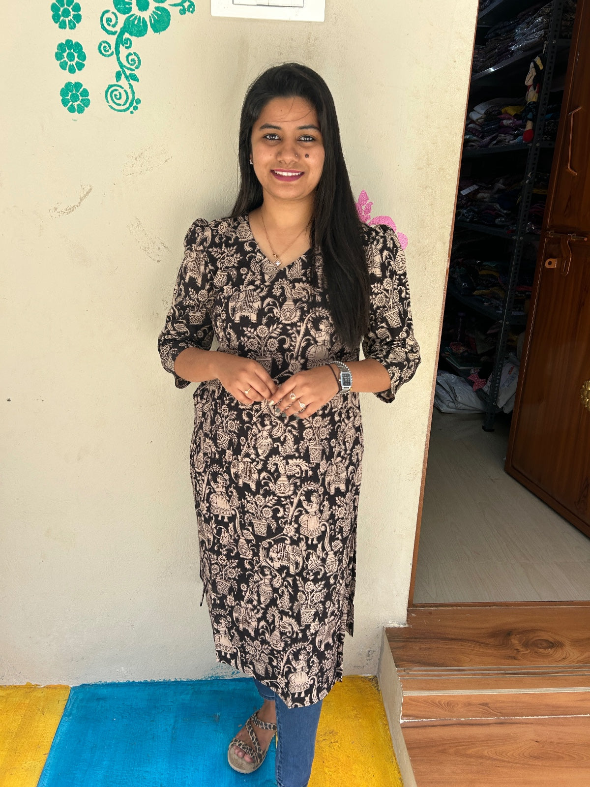 Kalamkari Kurtis KK45