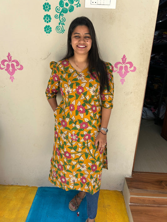 Kalamkari Kurtis KK48