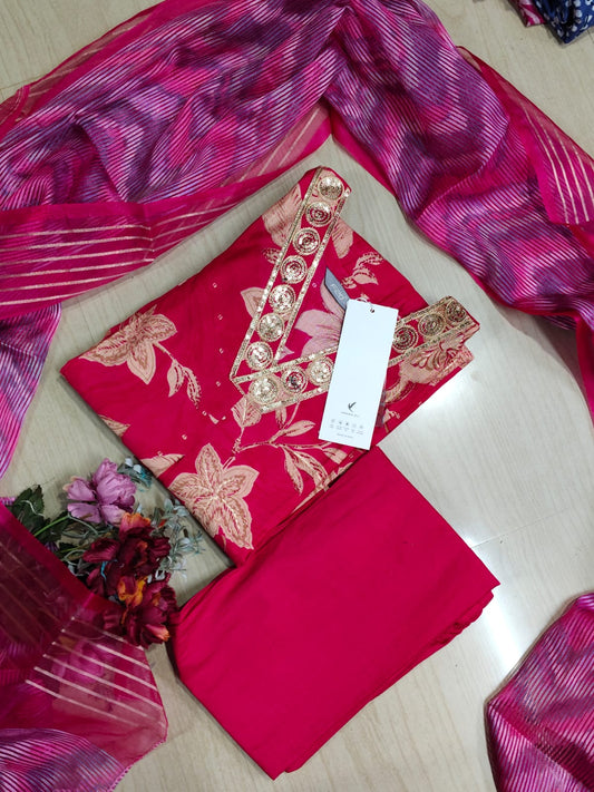 Perimum Vetican A LIne Anarkali Silk Kurti - VSK57