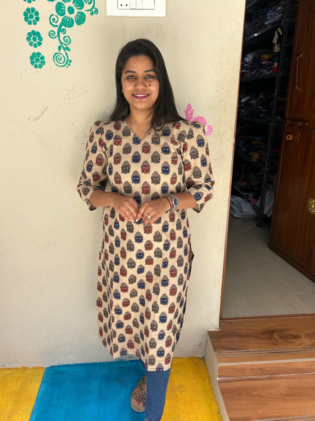 Kalamkari Kurtis KK57