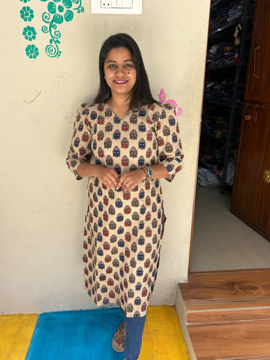 Kalamkari Kurtis KK57