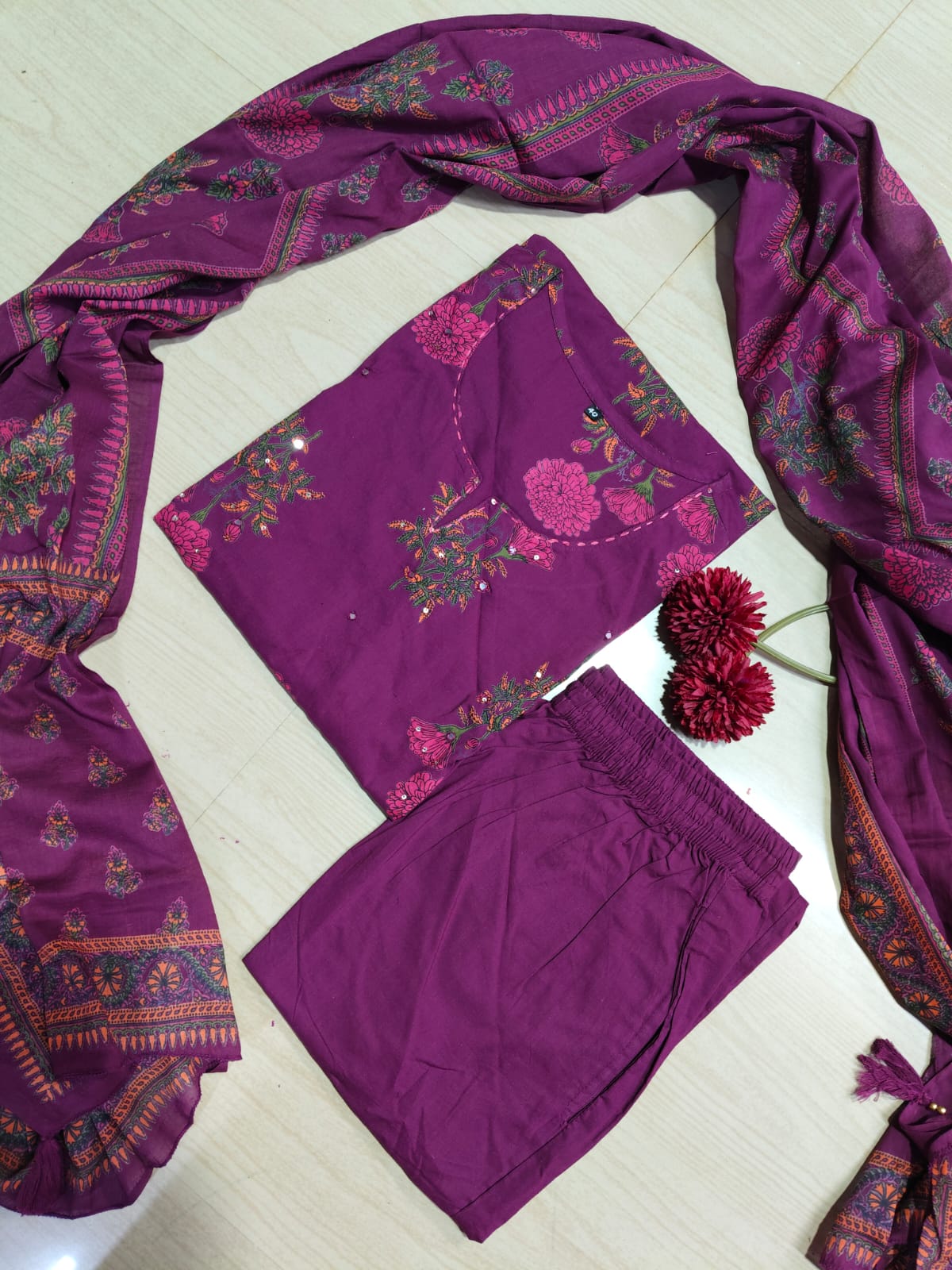 Budgeted Cotton 3 Piece Set - BC65