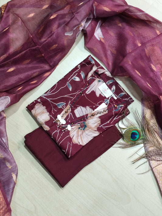 Premium Shiny Vetican Silk Kurti - SVK4