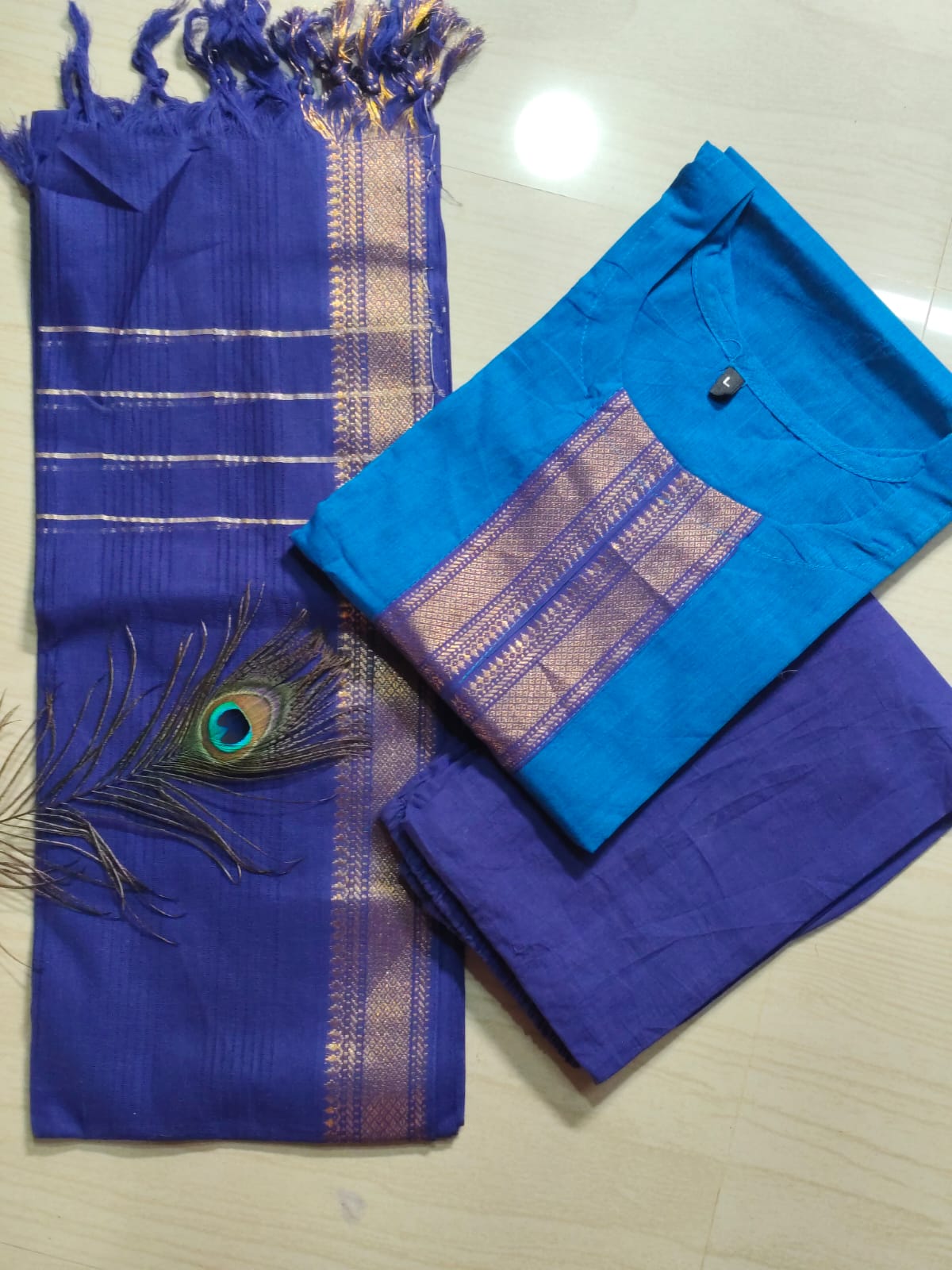 Petals Dupatta Sets  FDS174