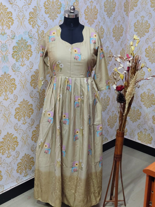 Muslin Feeding Frock  IFF76