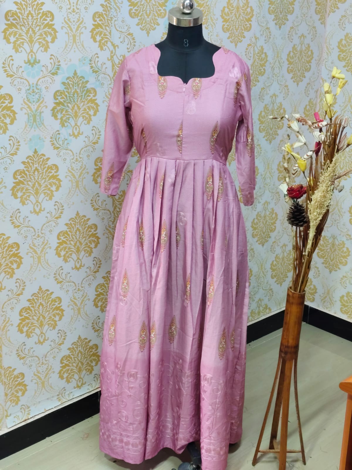 Muslin Feeding Frock  IFF77