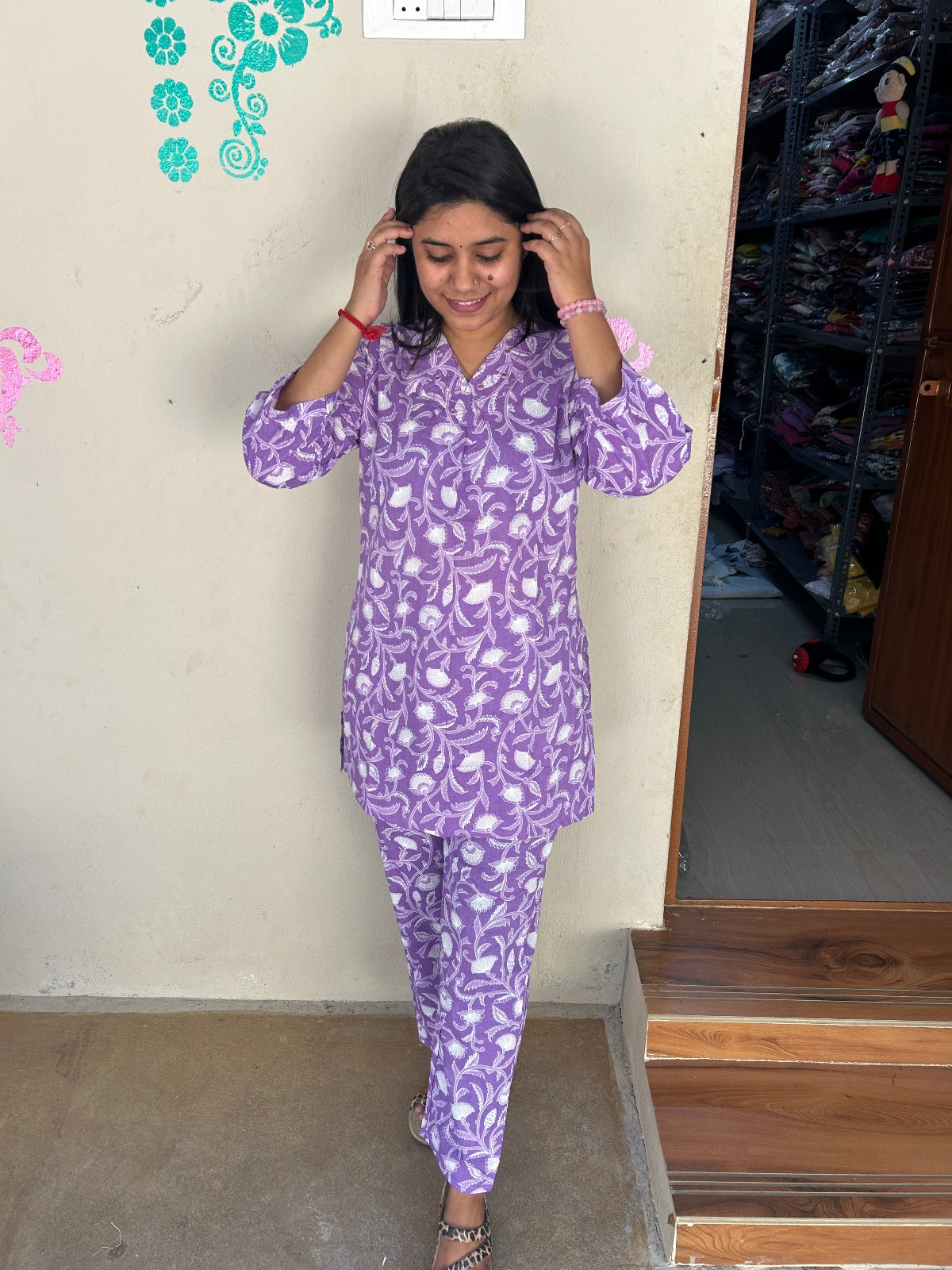 Cotton Co-ord Sets ( night suits )  NSC91