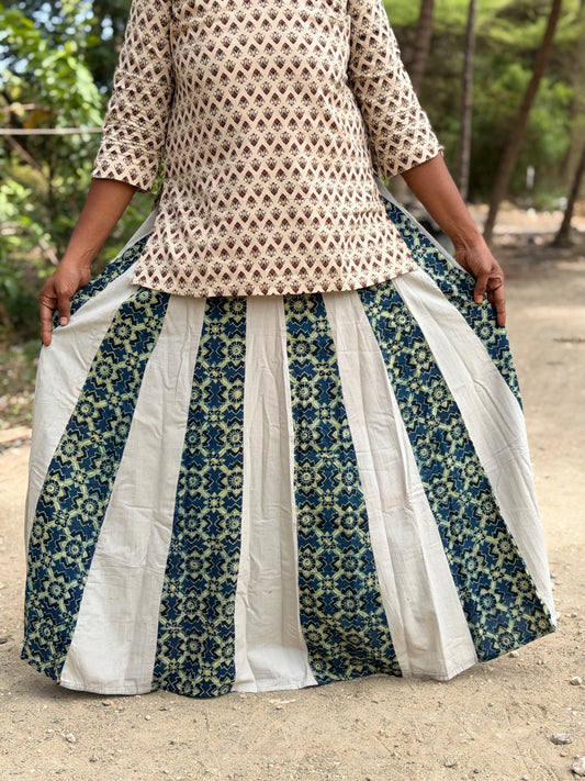Ajrak Cotton Skirts SS10