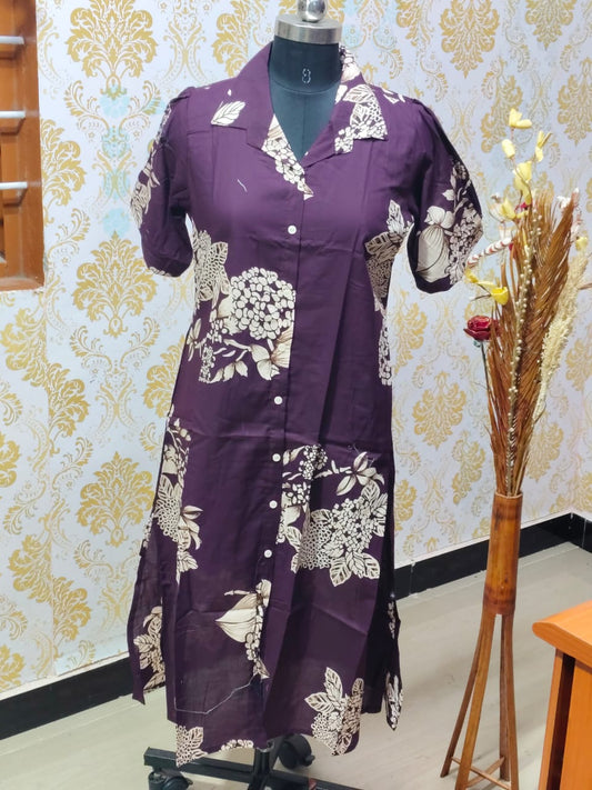 Cotton A Line Frock  CFF139