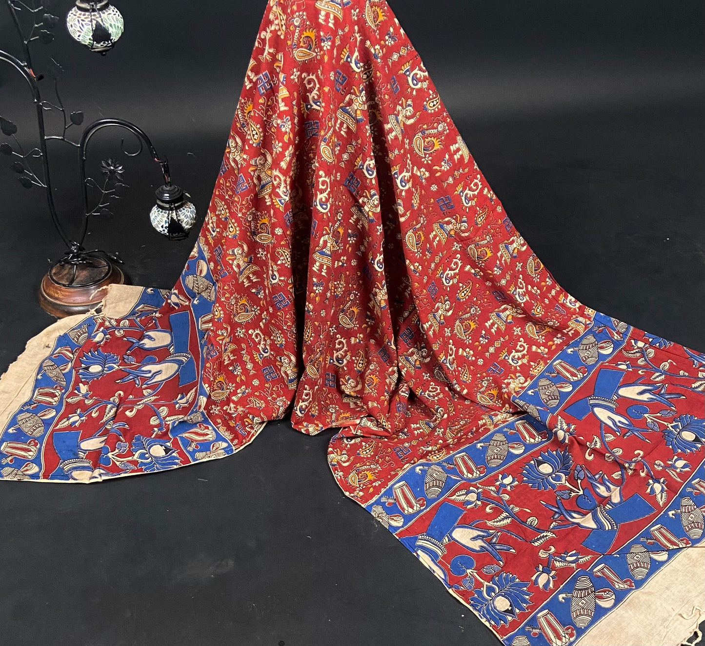 Kalamkari Pure Cotton Duppatas KCD13
