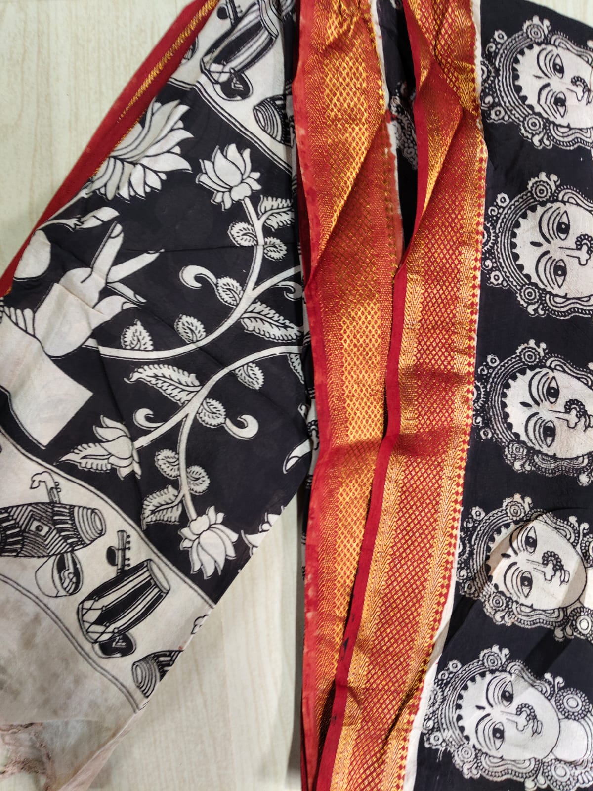 Kalamkari Pure Cotton Duppatas KCD24