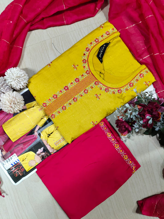 Visithra Silk Duppata Sets  VDS04
