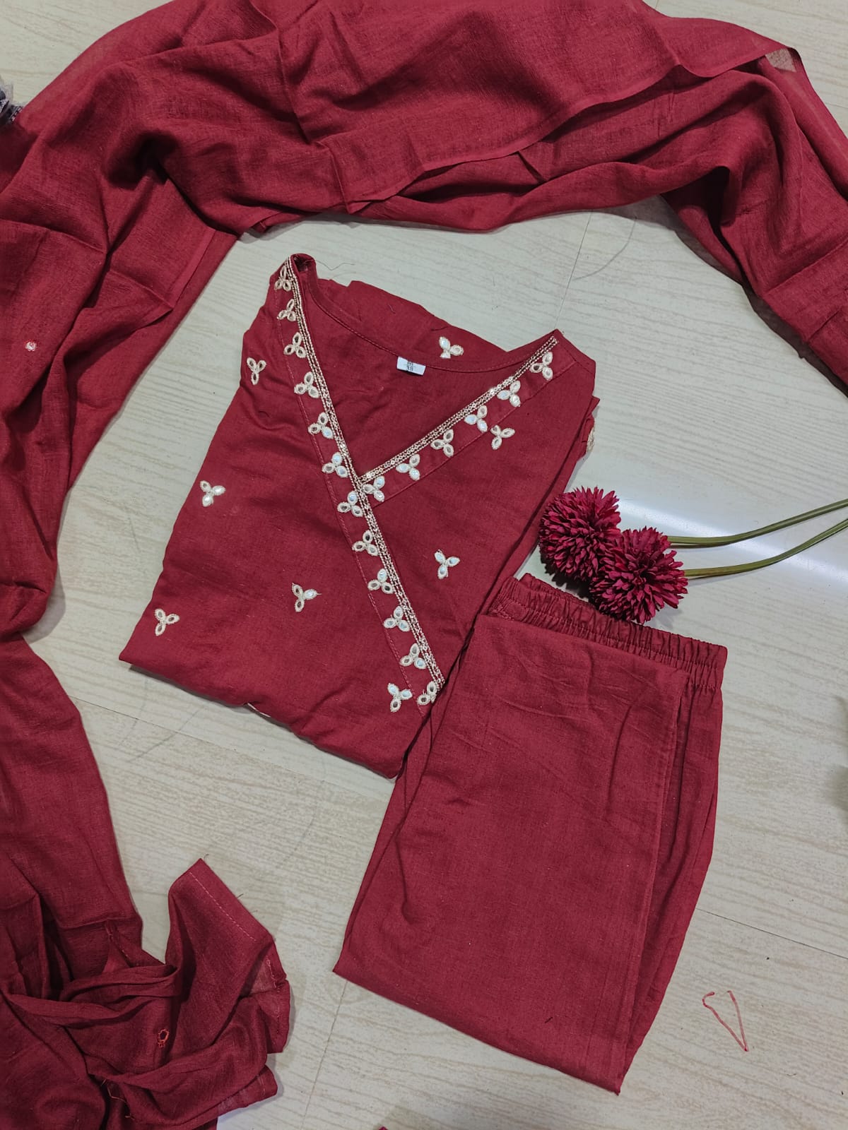 Cotton Floral Anarkali - CA45