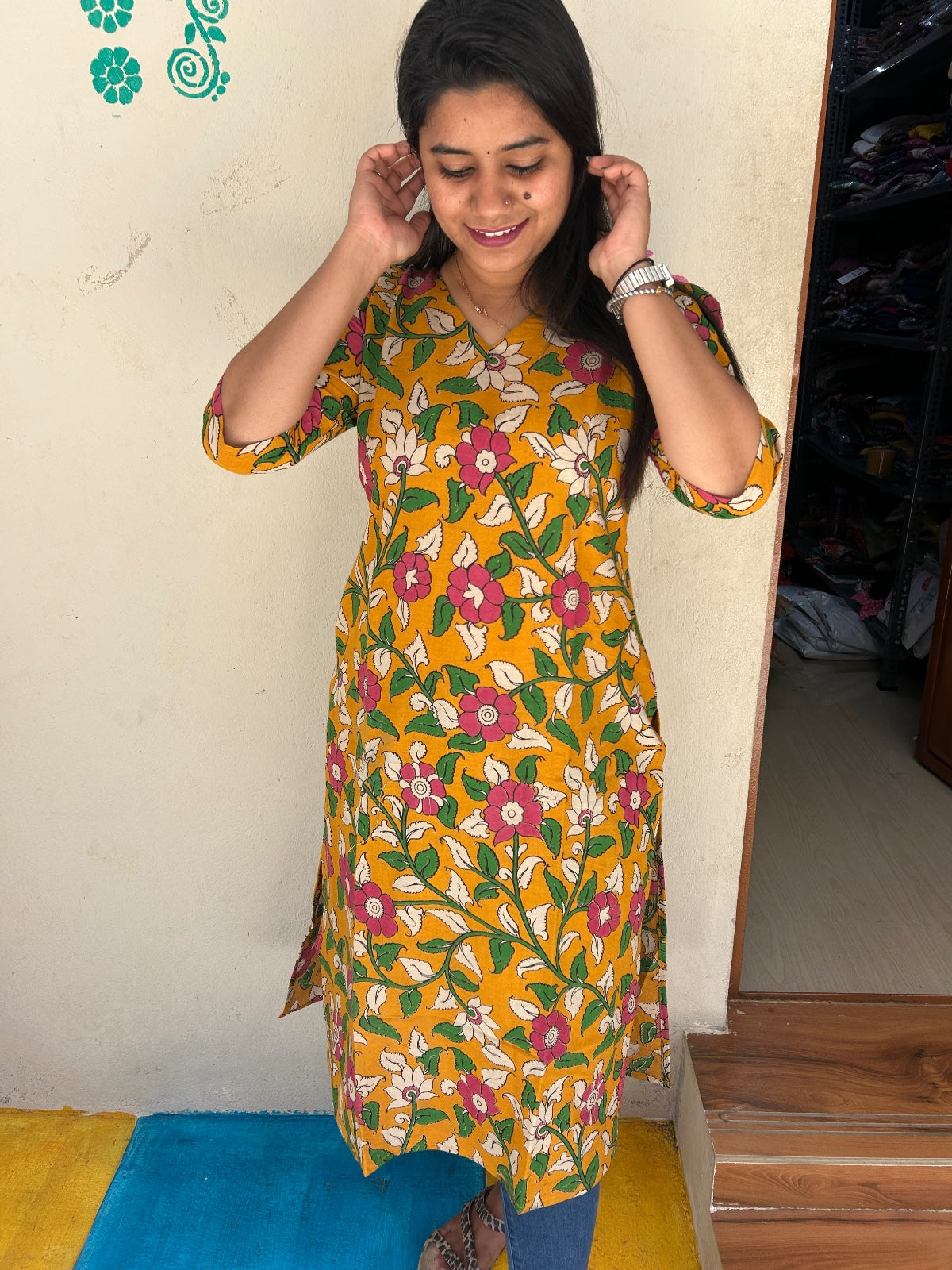 Kalamkari Kurtis KK48