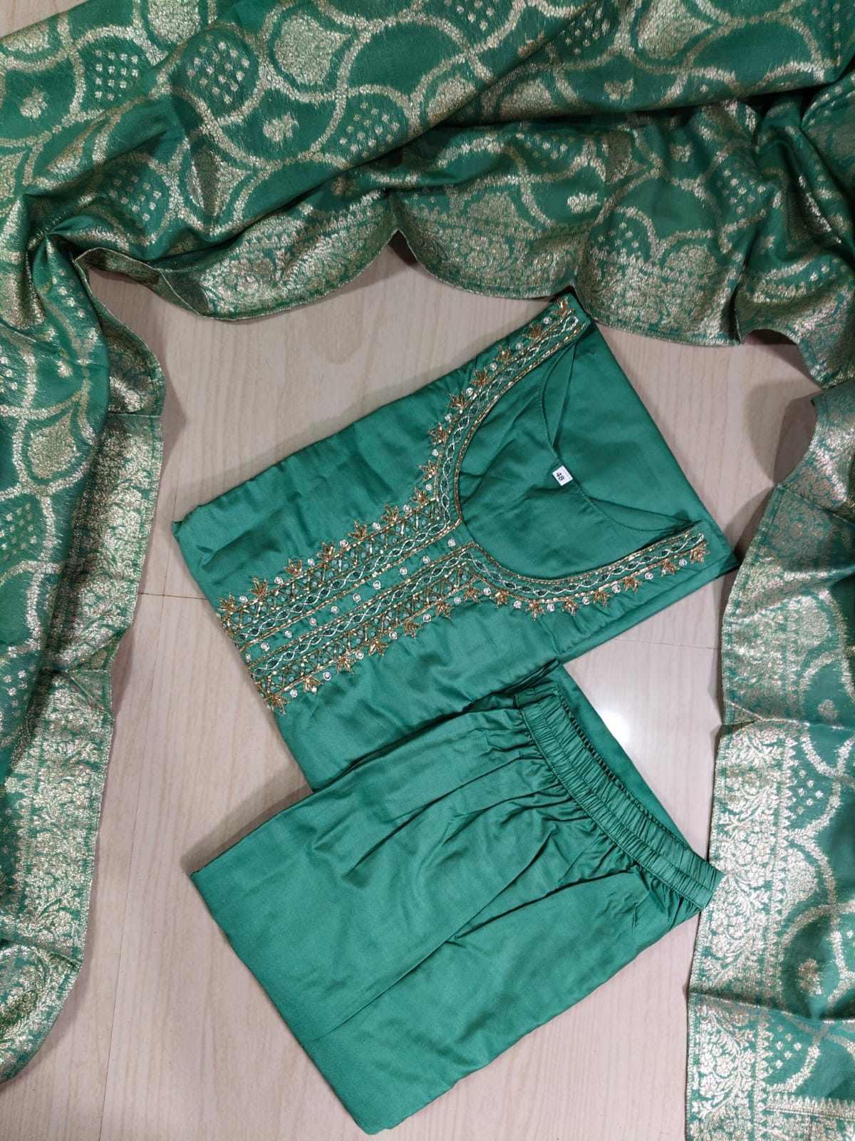 Premium Modal Chanderi Silk Kurti - CSK55