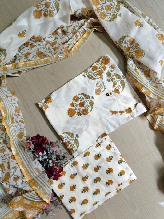 Petals Dupatta Sets - FDS56
