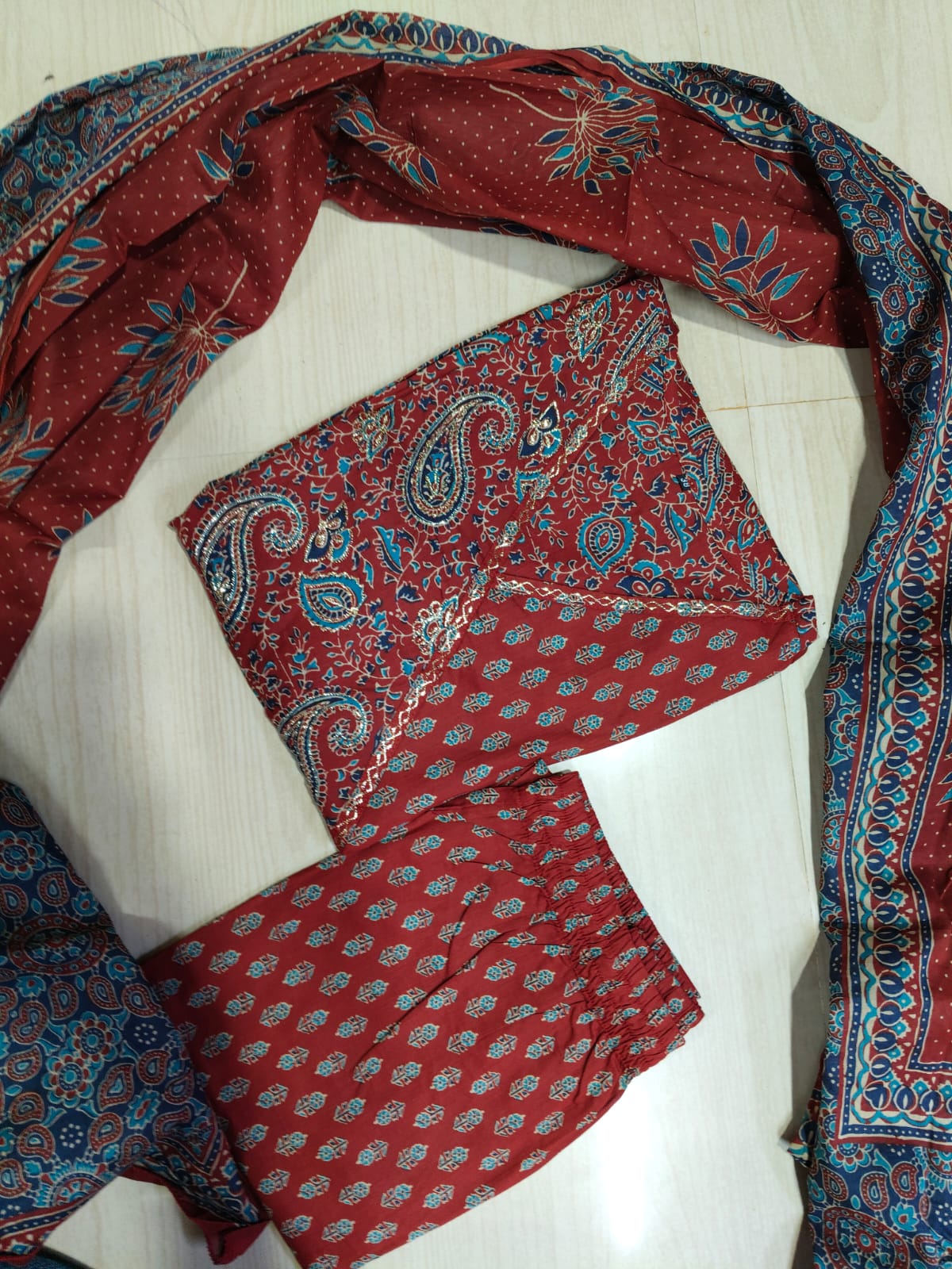 Cotton Floral Anarkali - CA62