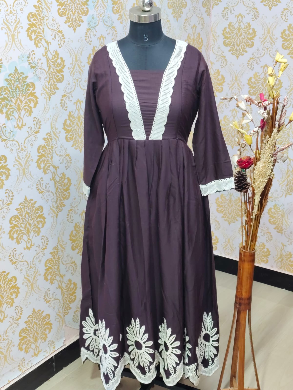 Muslin Feeding Frock  IFF66