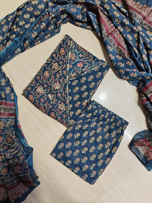 Cotton Floral Anarkali - CA69