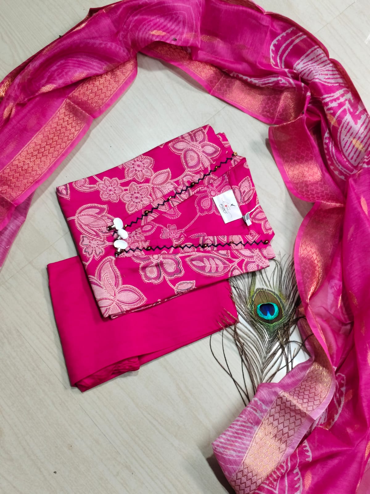 Premium Shiny Vetican Silk Kurti - SVK1