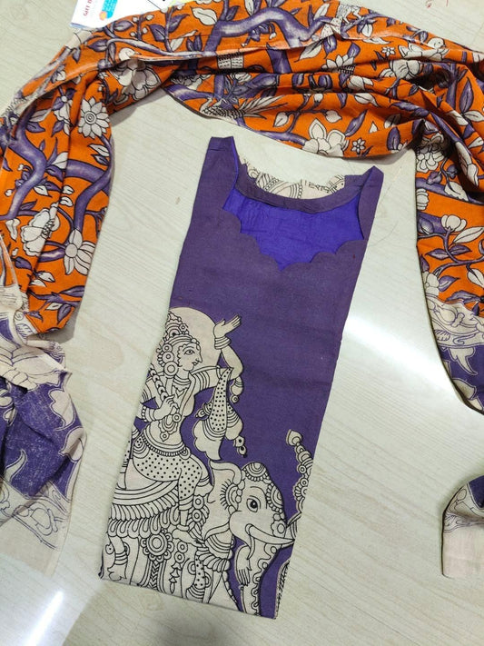 Kalamkari Kurti With Dupatta  KK82