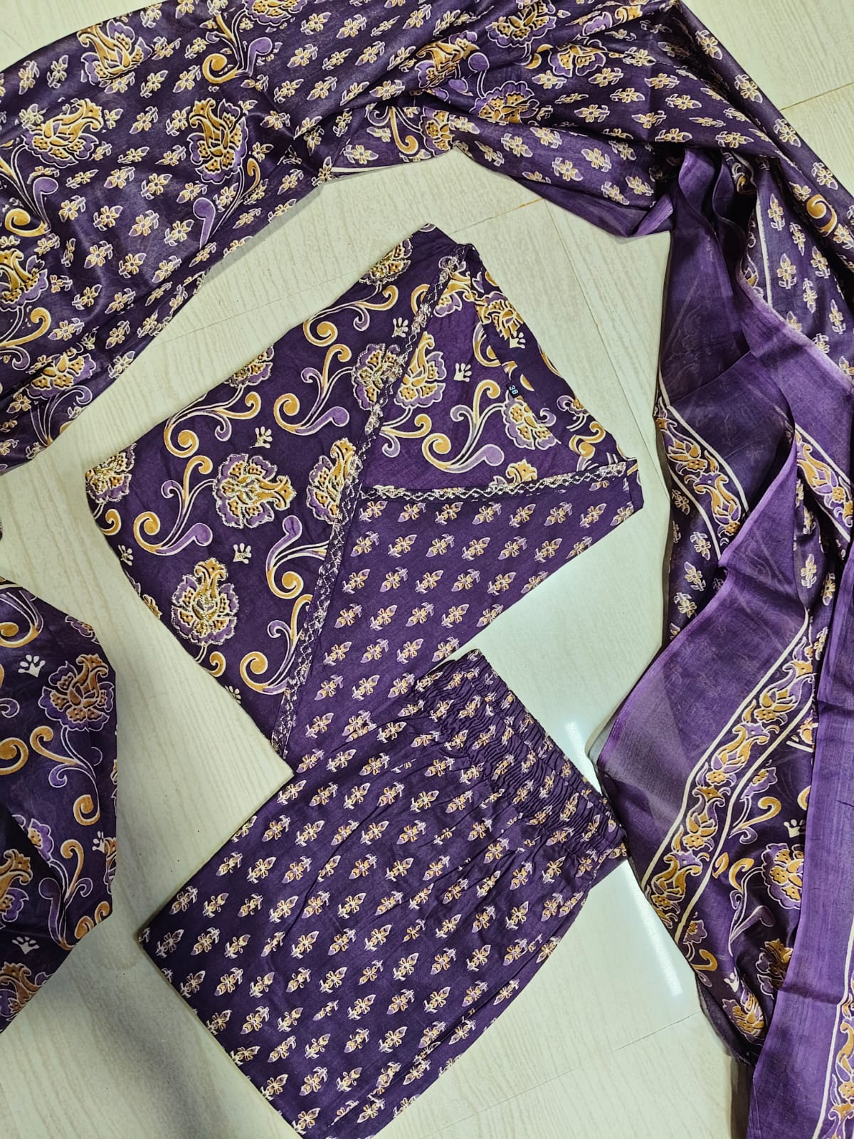 Cotton Floral Anarkali - CA70