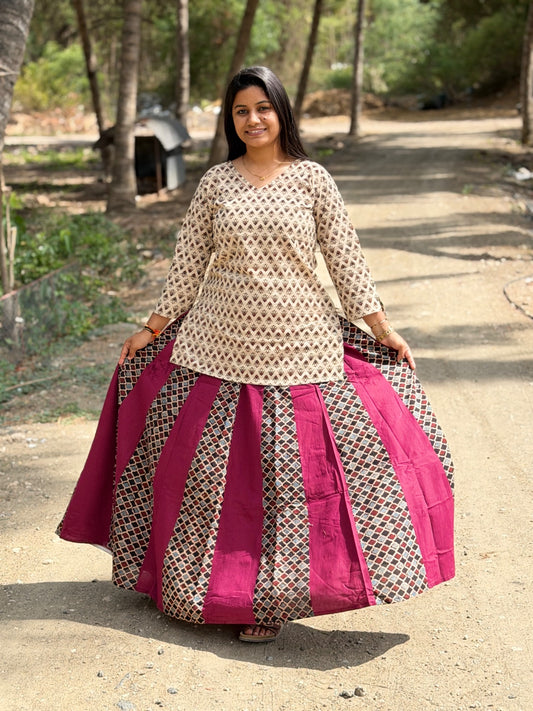 Ajrak Cotton Skirts SS07
