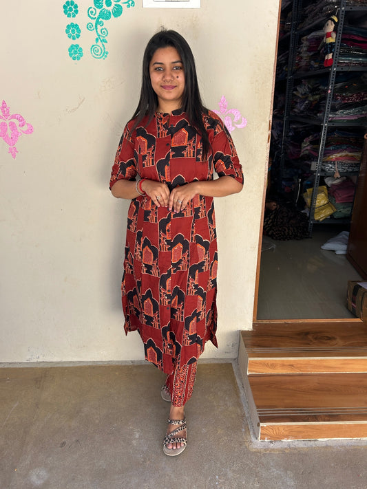 A-Line Cotton Kurti  AL83