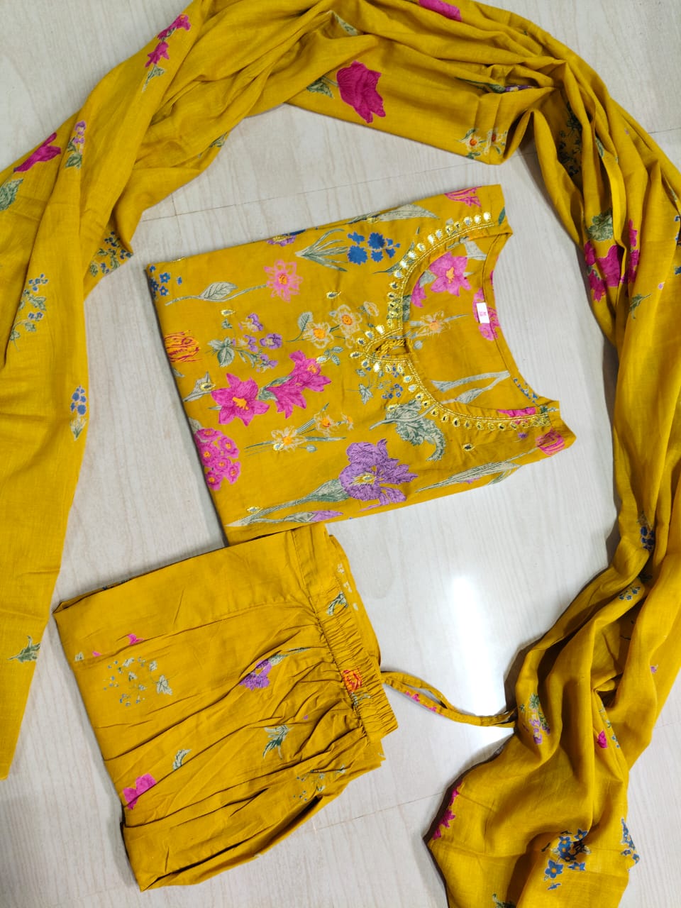 Budgeted Cotton 3 Piece Set - BC86