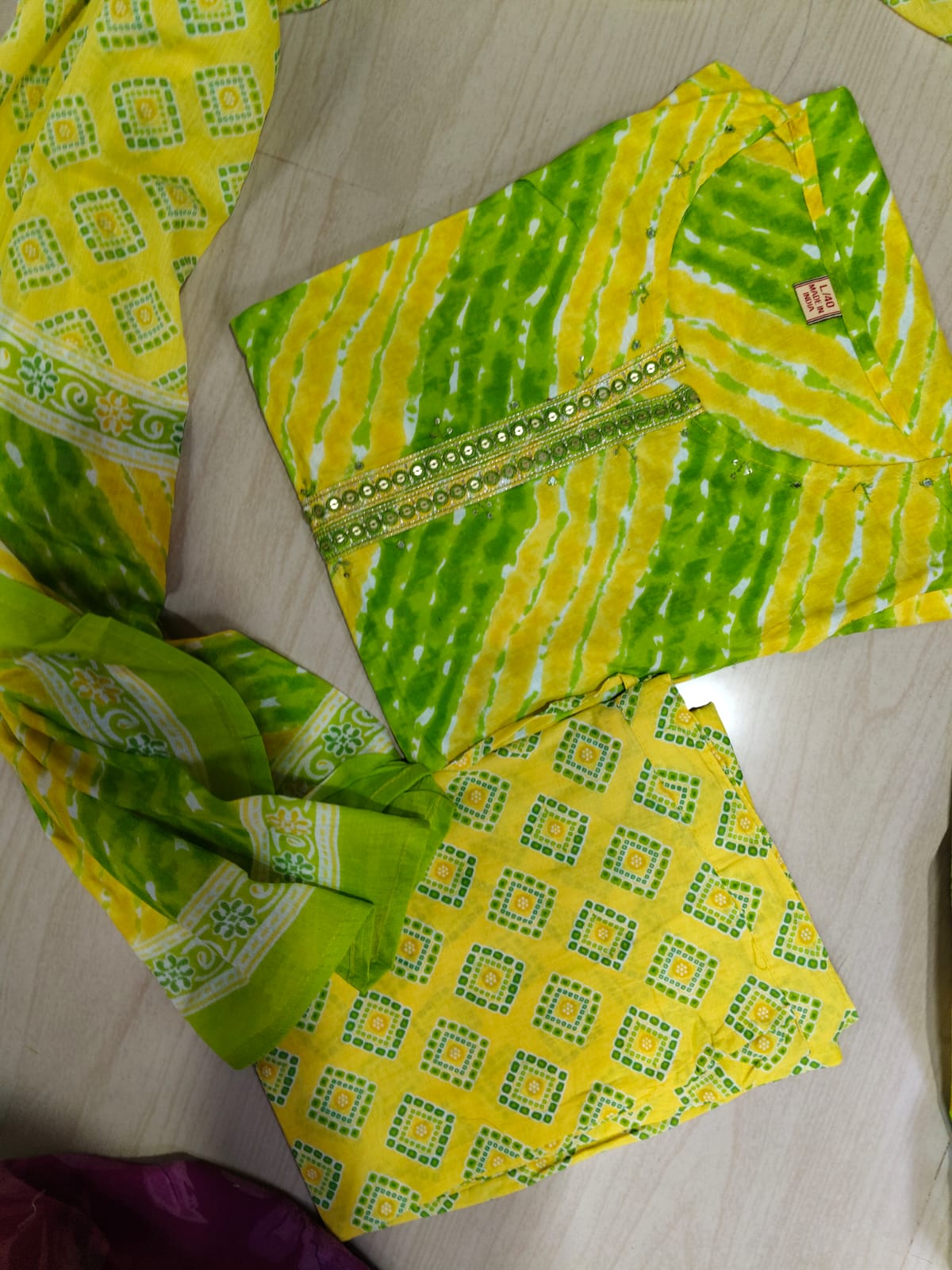 Budgeted Cotton 3 Piece Set - BC97