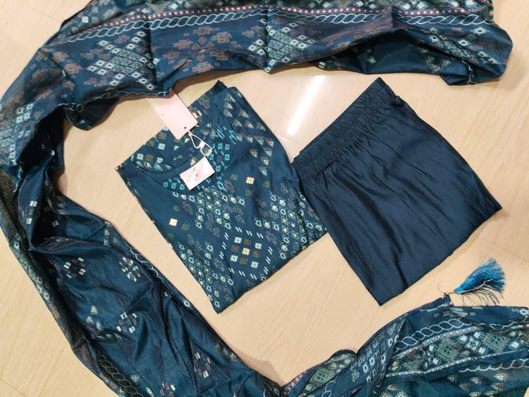 Premium Shiny Vetican Silk Kurti  SVK10
