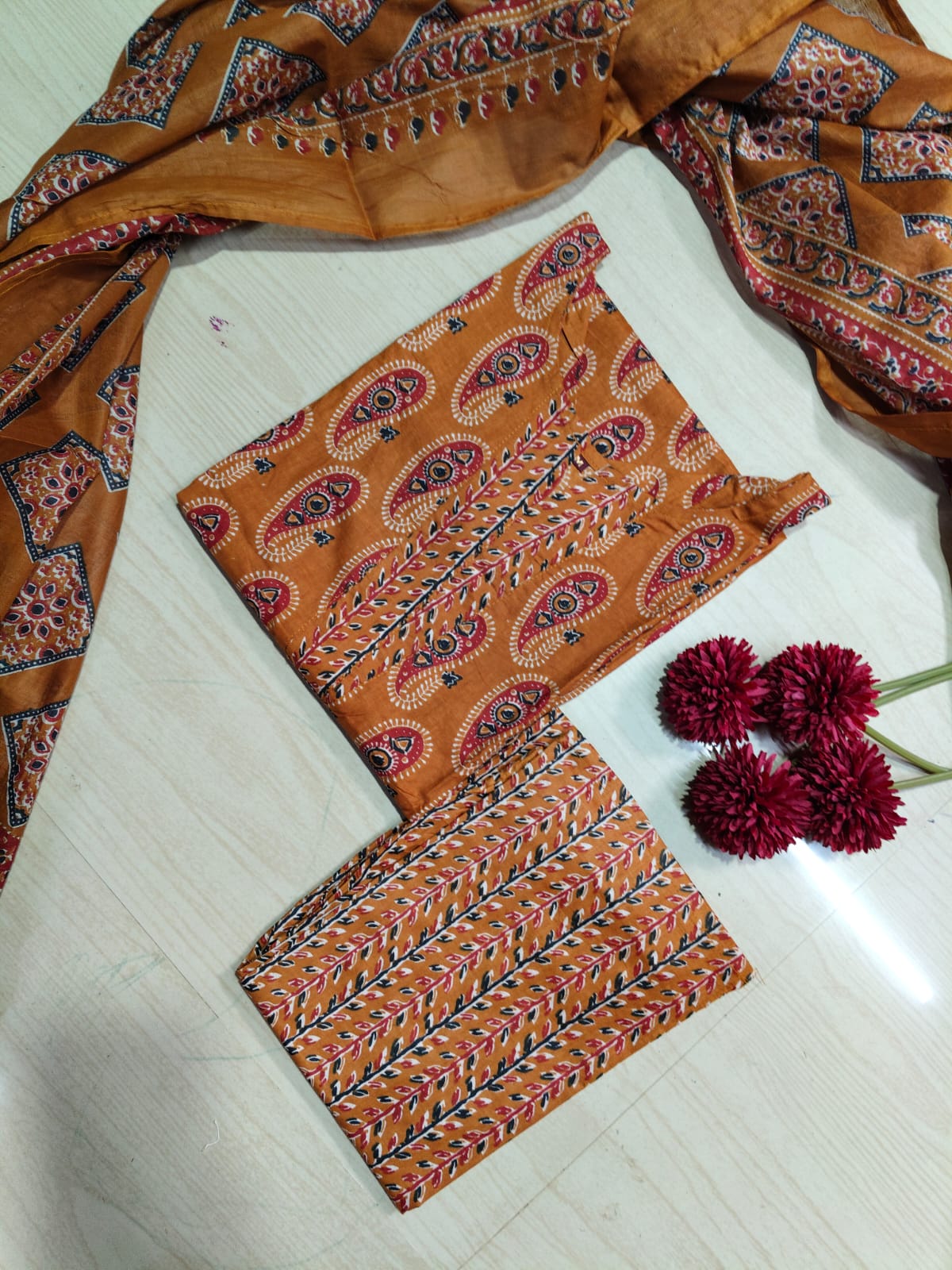 Petals Dupatta Sets  FDS11