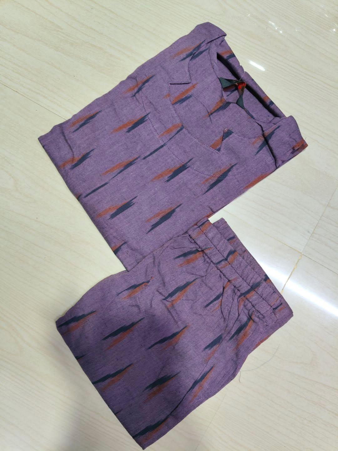 Ikkat Kurti With Phant  CKP10