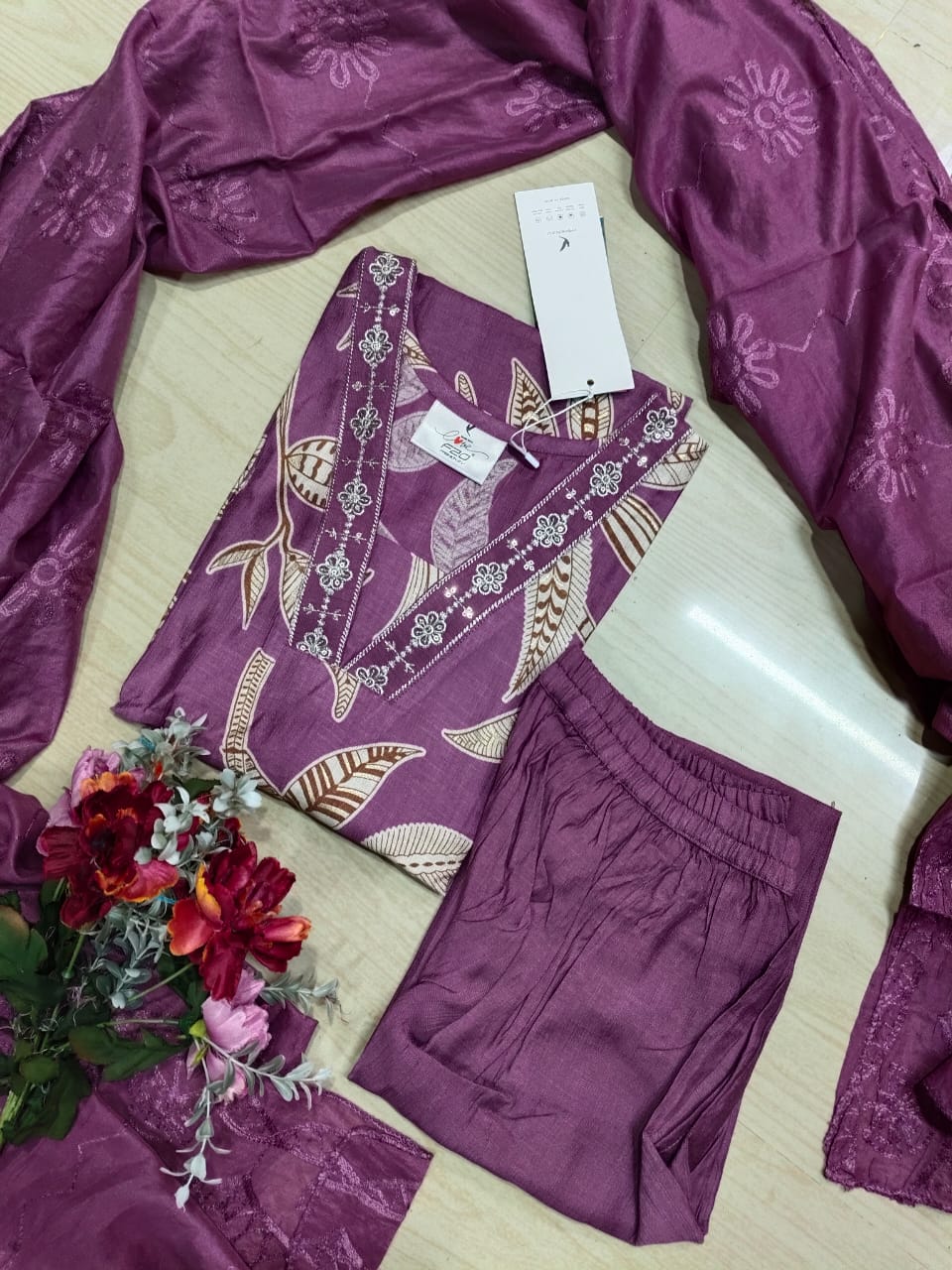 Premium Shiny Vetican Silk Kurti - SVK11